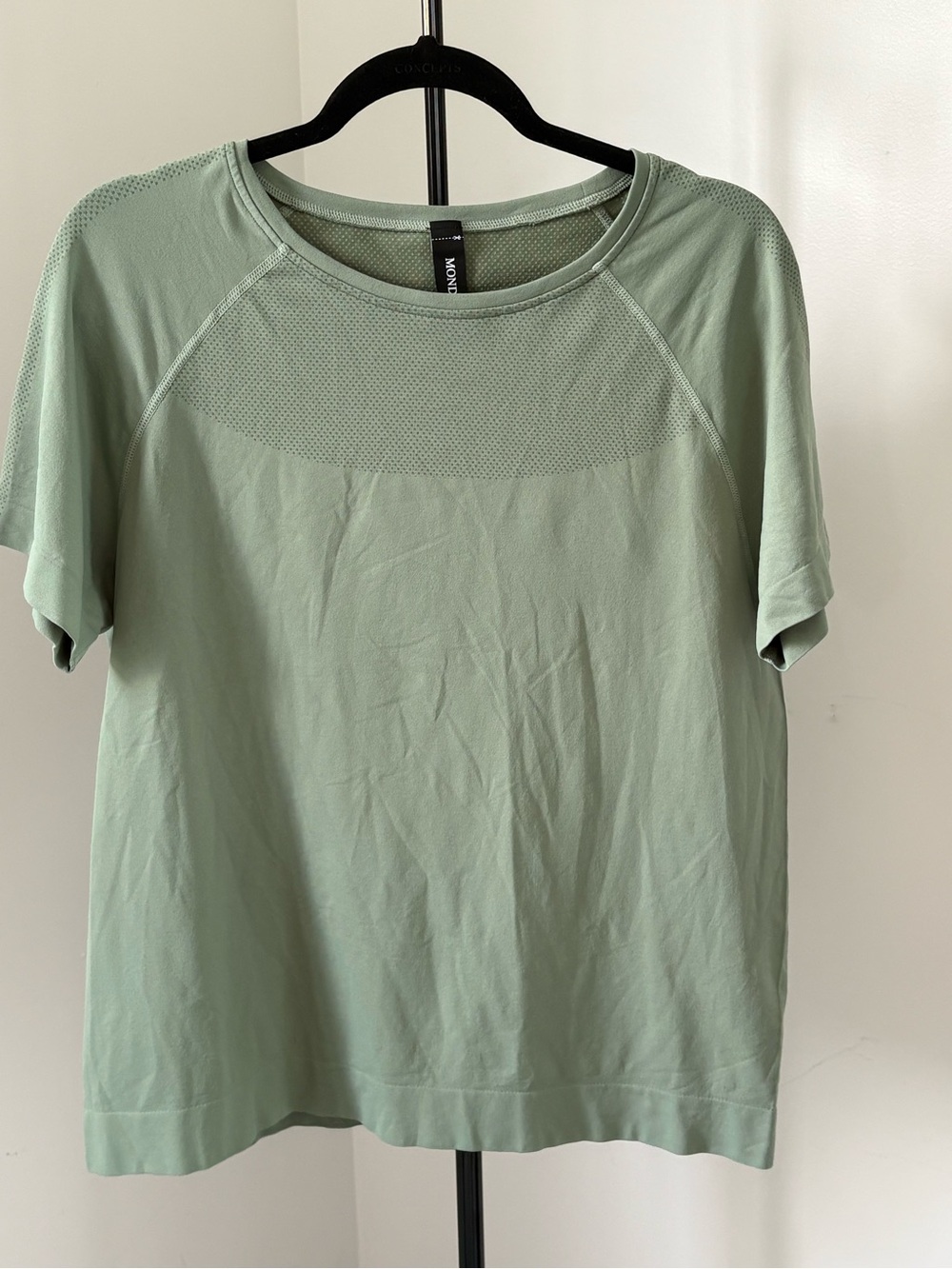 Mondetta Sage Green Short Sleeve Performance Tee